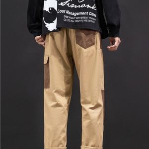 Men’s Color Block Cargo Pants
